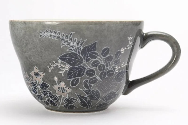 ARITA WARE USUZUMI SUMI HAJIKI AKIKUSAMON WAN-ZARA/ IMAEMON IMAIZUMI, 14TH GENERATION