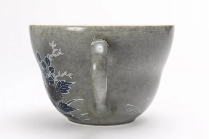 ARITA WARE USUZUMI SUMI HAJIKI AKIKUSAMON WAN-ZARA/ IMAEMON IMAIZUMI, 14TH GENERATION