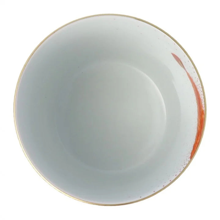 KUTANI WARE ROCK CUP (GOLD BROCADEHAND PHOENIX PATTERN)YOSHINORI FUKUDA