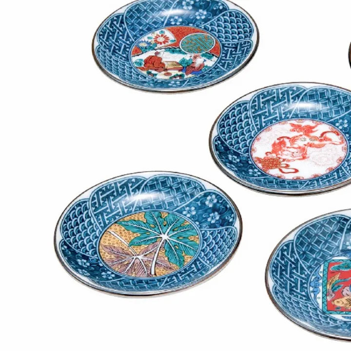 KUTANI WARE SHONZUI KOZARA SET: ERA DESIGN/BIZAN KLIN