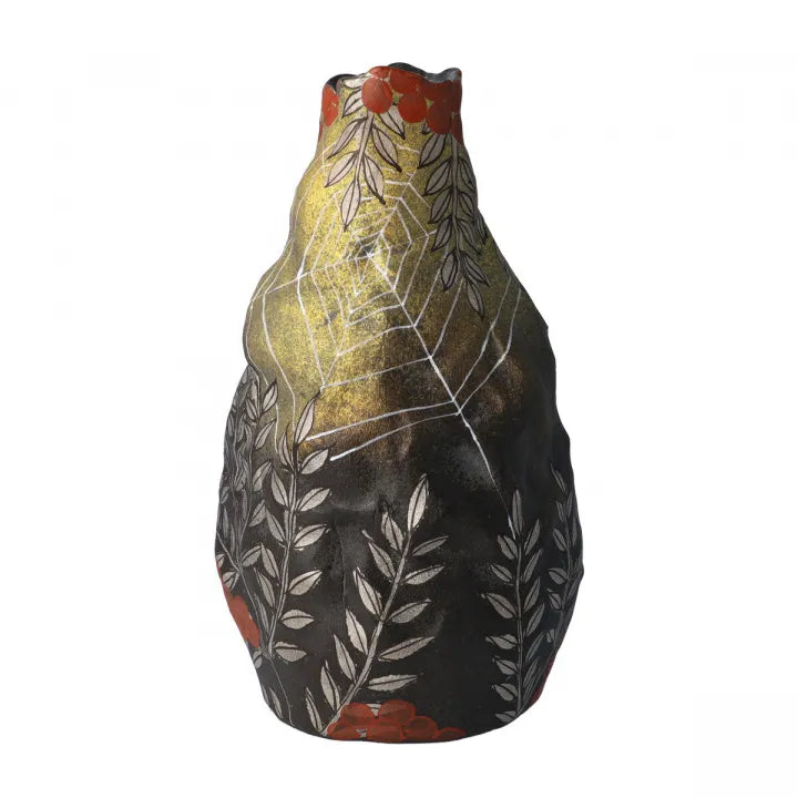 JAPANESE FLOWER VASE NANTEN DESIGN KUTANI /SAORI YAMAURA