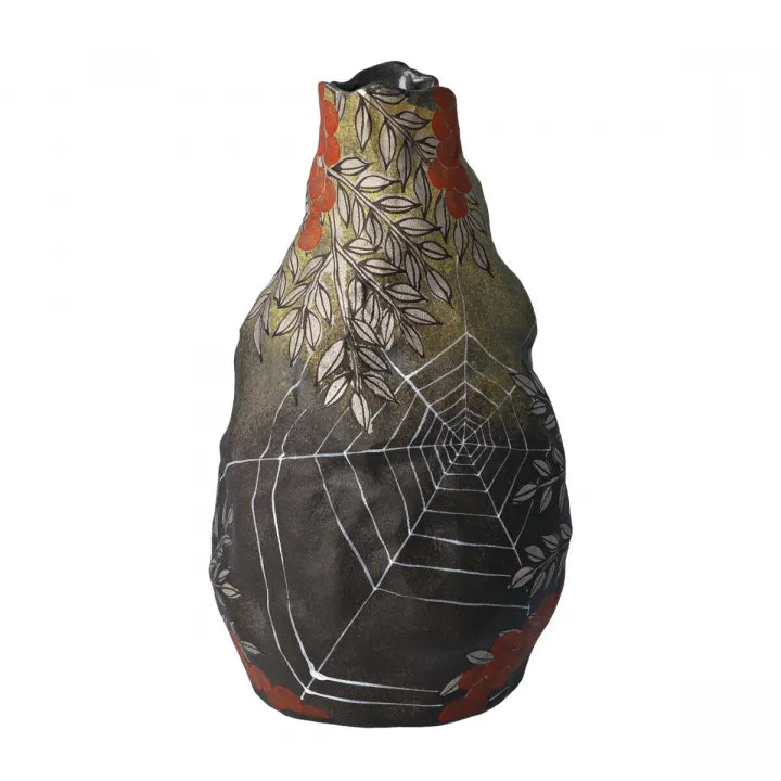 JAPANESE FLOWER VASE NANTEN DESIGN KUTANI /SAORI YAMAURA