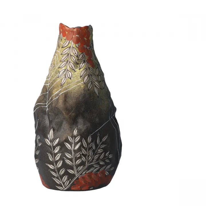 JAPANESE FLOWER VASE NANTEN DESIGN KUTANI /SAORI YAMAURA