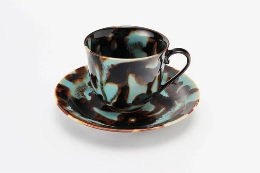 ARITA WARE COFFEE CUP “RYOKUIN” BY KYUSHUO/ SHINEMON KILN