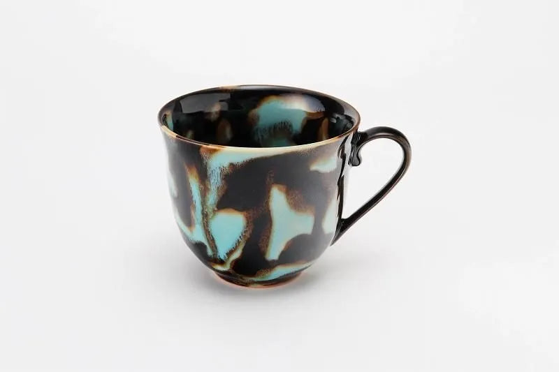 ARITA WARE COFFEE CUP “RYOKUIN” BY KYUSHUO/ SHINEMON KILN