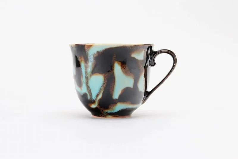 ARITA WARE COFFEE CUP “RYOKUIN” BY KYUSHUO/ SHINEMON KILN