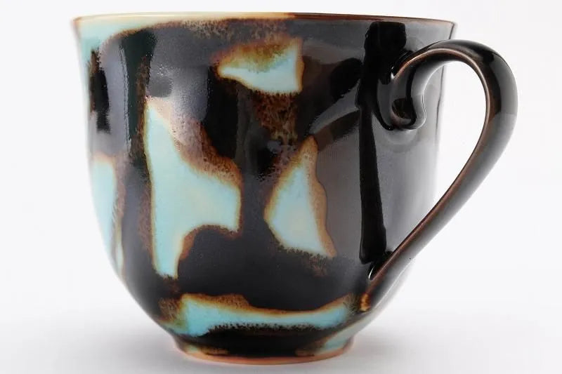 ARITA WARE COFFEE CUP “RYOKUIN” BY KYUSHUO/ SHINEMON KILN