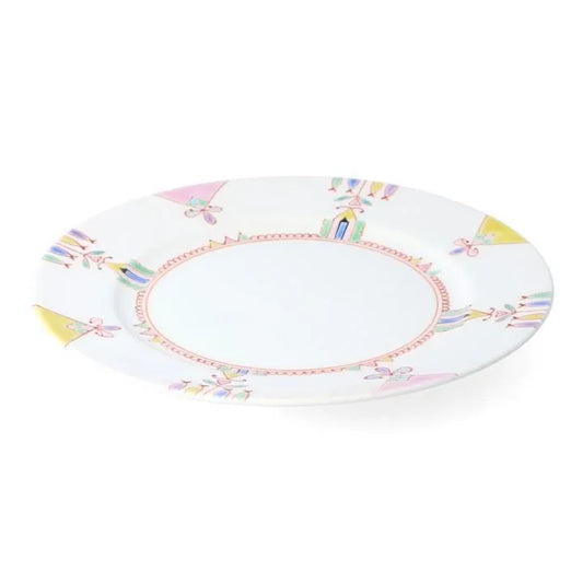 KUTANI WARE PRINCESS WORLD PLATE BY GINSHUGAMA KILN – HANDMADE JAPANESE PORCELAIN (GIFT BOX INCLUDED)