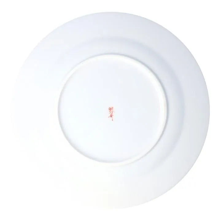 KUTANI WARE PRINCESS WORLD PLATE BY GINSHUGAMA KILN – HANDMADE JAPANESE PORCELAIN (GIFT BOX INCLUDED)