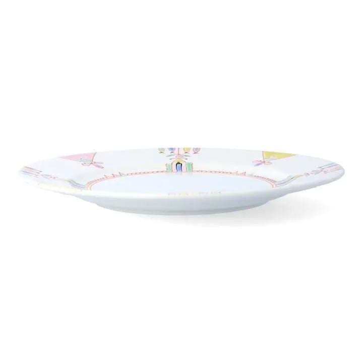 KUTANI WARE PRINCESS WORLD PLATE BY GINSHUGAMA KILN – HANDMADE JAPANESE PORCELAIN (GIFT BOX INCLUDED)