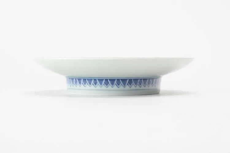 ARITA WARE “IRO-NABESHIMA OMOTO DESIGN PEDESTAL PLATE” – IMAEMON KILN