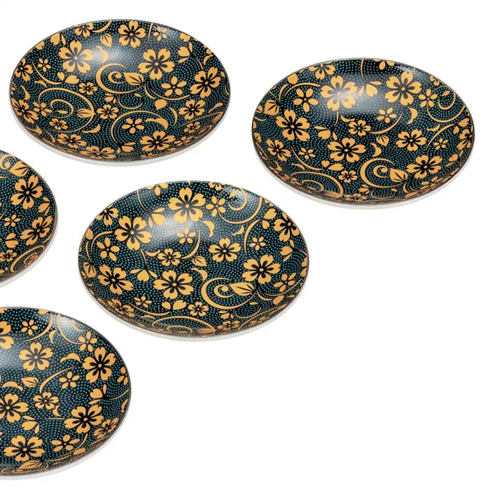 KUTANI SMALL PLATE AOCHIBU SAKURA