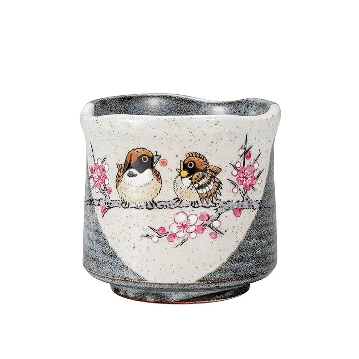 KUTANI WARE LARGE YUNOMI TEACUP – SPARROW DESIGN