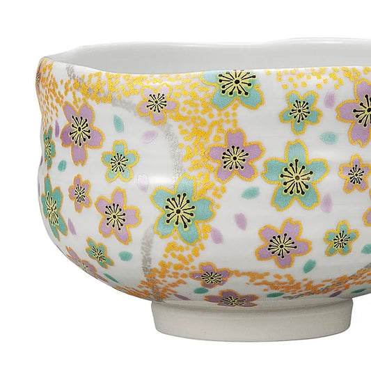 KUTANI WARE MATCHA BOWL “KYOKUSUIKA”