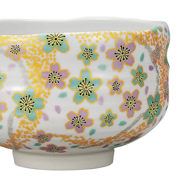 KUTANI WARE MATCHA BOWL “KYOKUSUIKA”