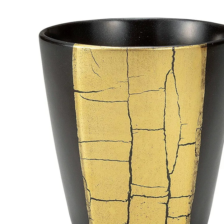 JAPANESE KUTANI PORCELAIN SHOCHU CUP – GOLD LEAF DECORATION