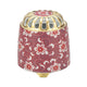 KUTANI WARE INCENSE BURNER – TESSEN MON (CLEMATIS CREST DESIGN)