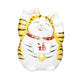 JAPANESE KUTANI PORCELAIN MANEKI NEKO WITH EMA PLAQUE – GOLD DETAILING