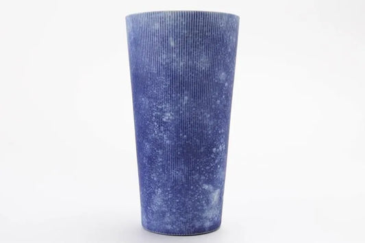 ARITA WARE COSMOS BLAST FINE-STRIPED TUMBLER / RISO KILN