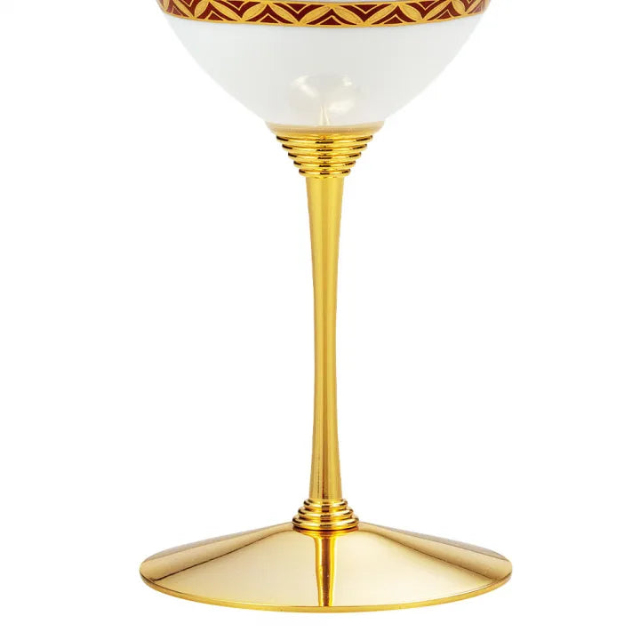 JAPANESE KUTANI PORCELAIN WINE CUP – SHIRO-CHIBU TESSEN PATTERN