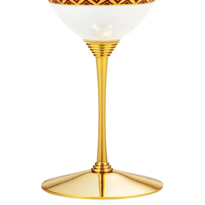 JAPANESE KUTANI PORCELAIN WINE CUP – AO-CHIBU TESSEN PATTERN