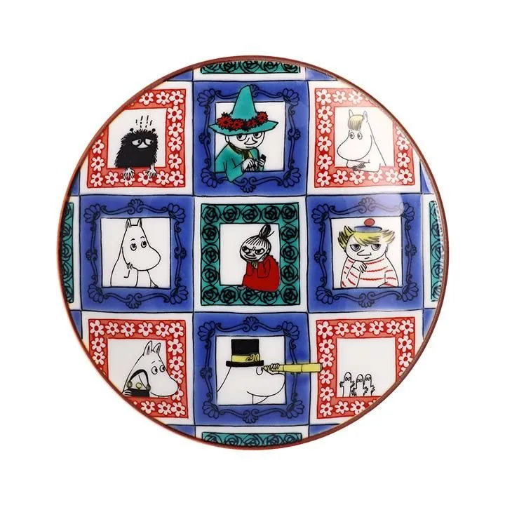 MOOMIN KUTANI WARE SMALL PLATE – SET OF 3 DESIGNS BY SEIKO KILN
