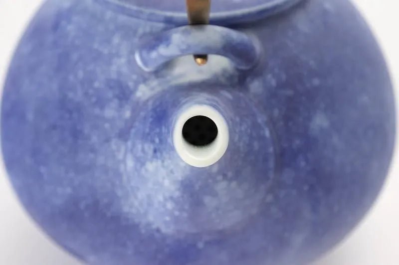 ARITA JAPANESE PORCELAIN TEAPOT – RISOGAMA COSMOS BLAST LARGE KYUSU POTTERY GIFT