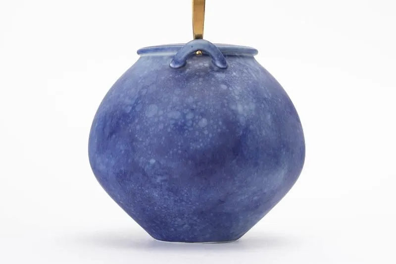 ARITA JAPANESE PORCELAIN TEAPOT – RISOGAMA COSMOS BLAST LARGE KYUSU POTTERY GIFT