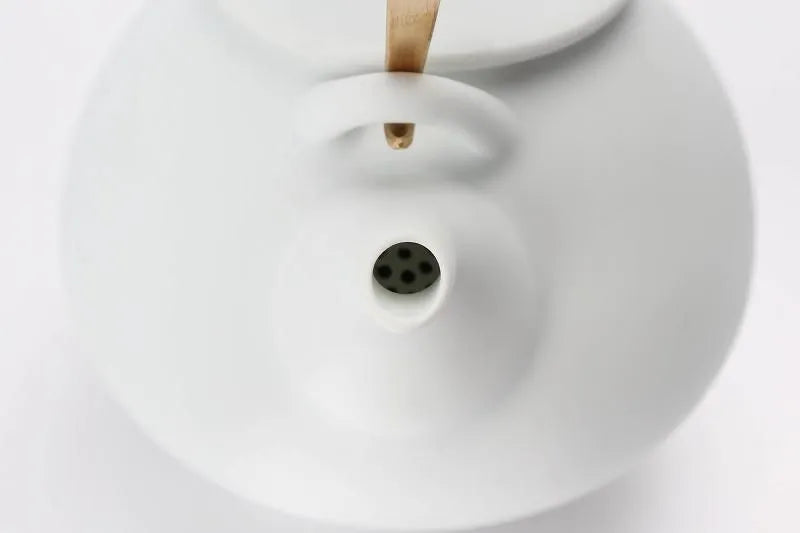 ARITA PORCELAIN WHITE PORCELAIN BLAST TEAPOT (LARGE) – RISOGAMA KILN