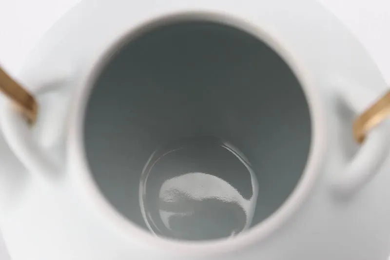 ARITA PORCELAIN WHITE PORCELAIN BLAST TEAPOT (LARGE) – RISOGAMA KILN