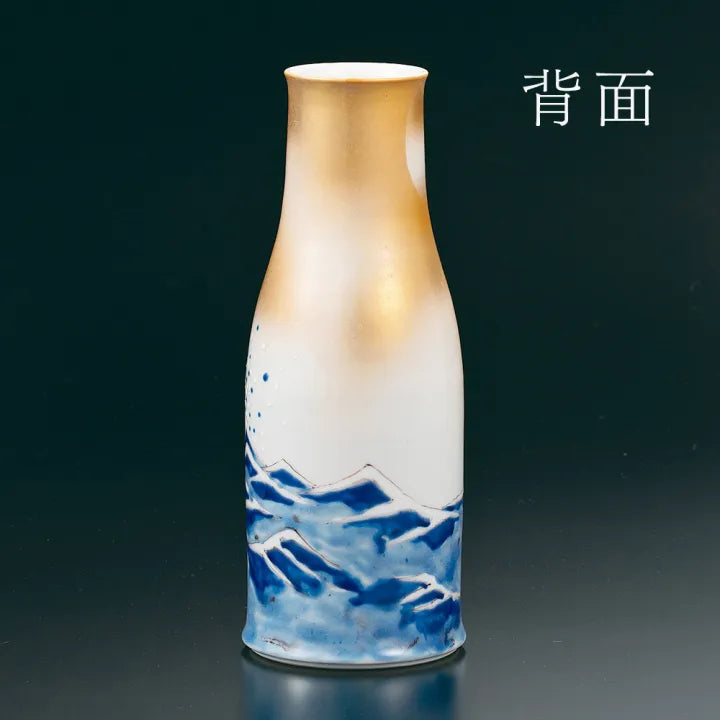 KUTANI WARE VASE – “SHORYU” (SOARING DRAGON) BY TOSHIFUMI TAKA