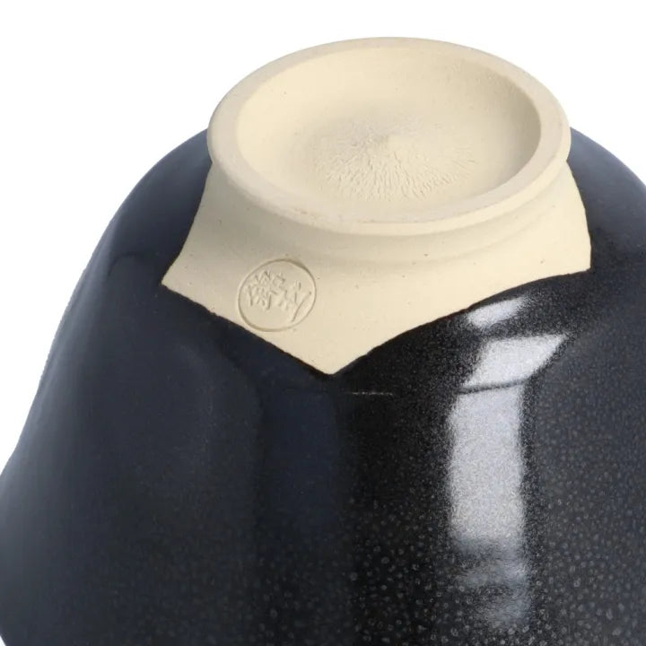 KUTANI WARE MATCHA BOWL “MORIKIN MITSUFUJI KARAKUSAMON SHIROCHIBU” / KINGYOKU NAKATA