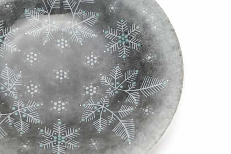 ARITA WARE LIGHT GRAY SUMI-HAJIKI SNOW PATTERN COFFEE CUP / IMAEMON KILN