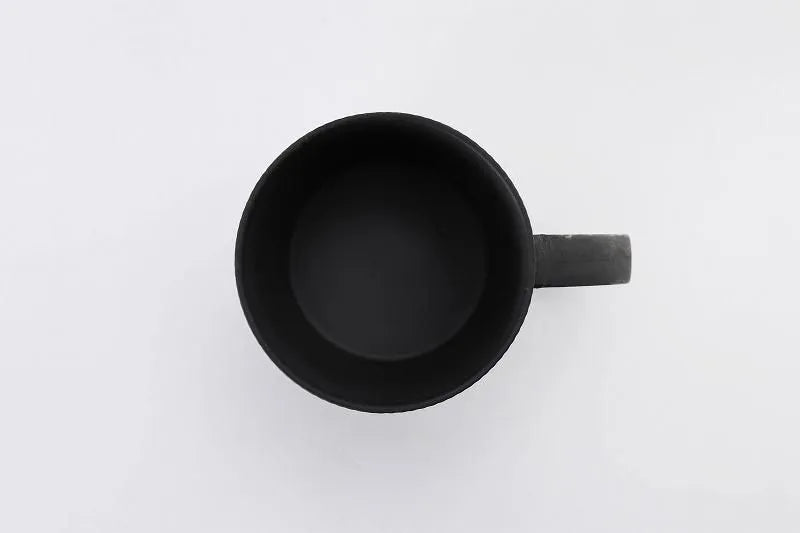 ARITA WARE MOON SURFACE FINE RIBBED MUG/ RISO KILN