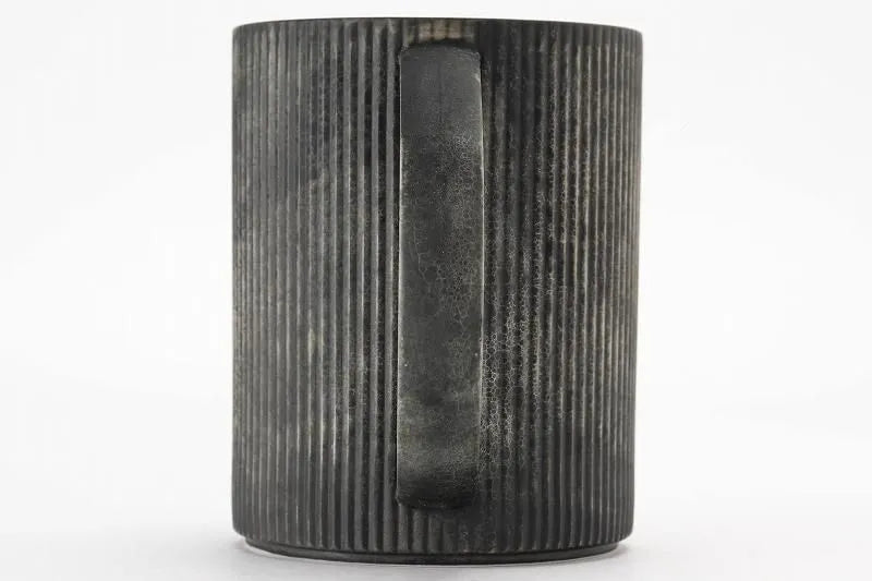 ARITA WARE MOON SURFACE FINE RIBBED MUG/ RISO KILN