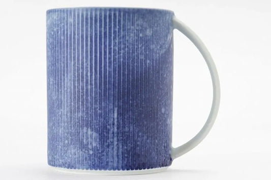 ARITA WARE COSMOS BLAST FINE RIBBED MUG/ RISO KILN