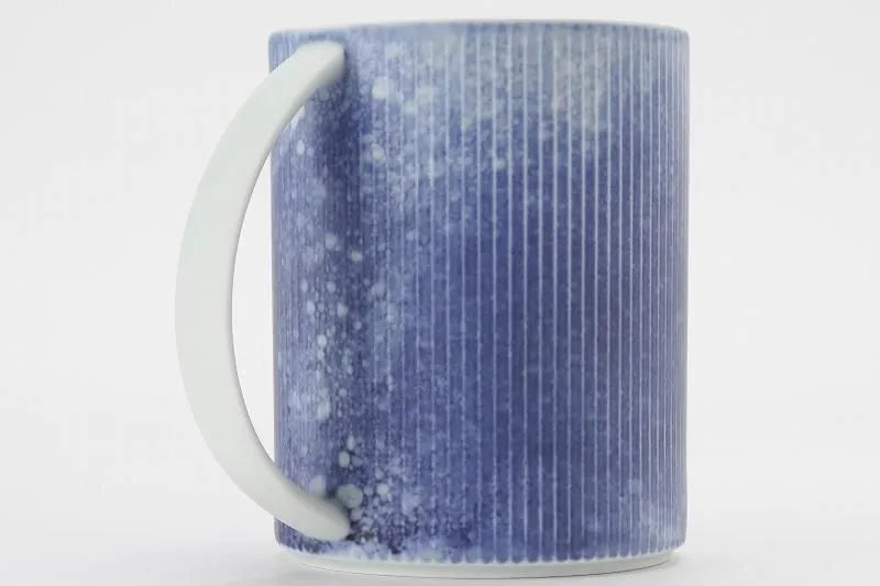ARITA WARE COSMOS BLAST FINE RIBBED MUG/ RISO KILN
