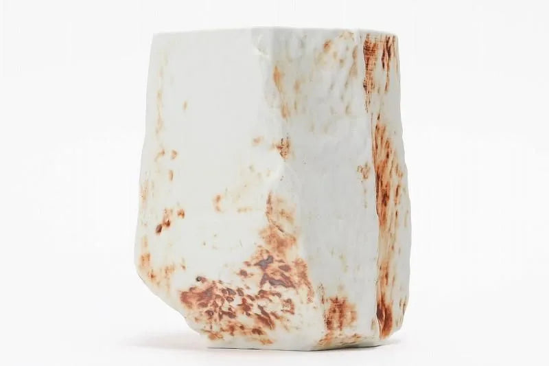 ARITA WARE RUST-SPRAY PORCELAIN STONE CUP / RISO KILN