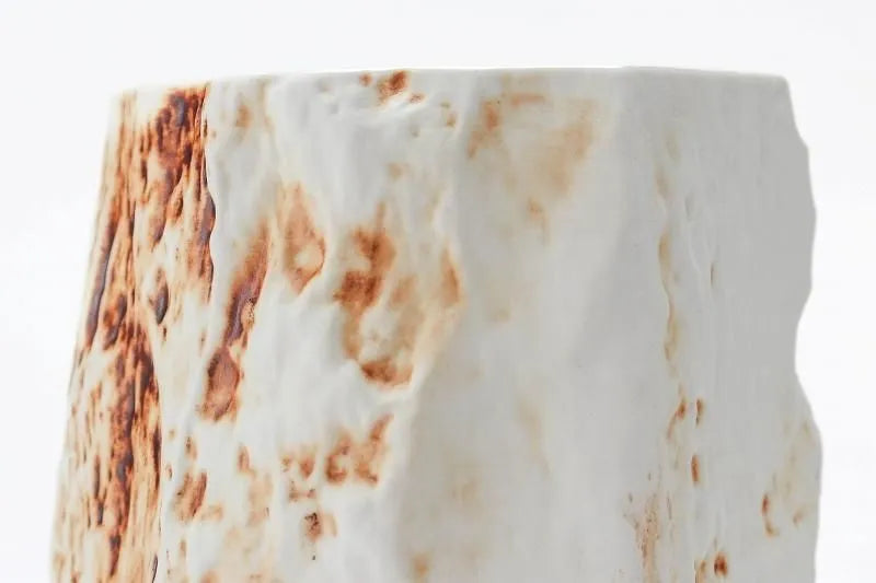 ARITA WARE RUST-SPRAY PORCELAIN STONE CUP / RISO KILN