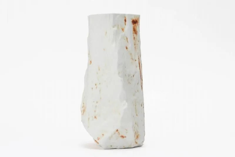 ARITA WARE RUST-SPRAY PORCELAIN STONE CUP / RISO KILN