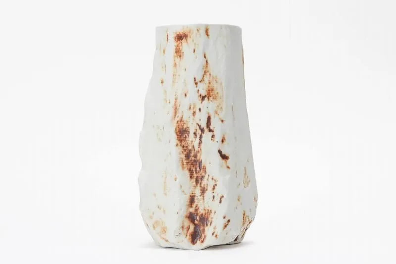 ARITA WARE RUST-SPRAY PORCELAIN STONE CUP / RISO KILN