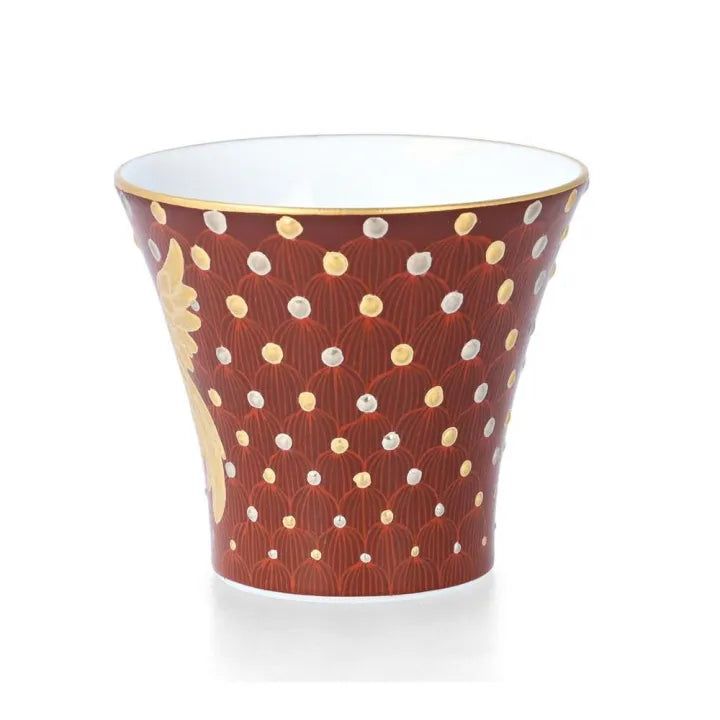 KUTANI WARE GUINOMI SAKE CUP – SHINKOSAI BY SAORI YAMAURA
