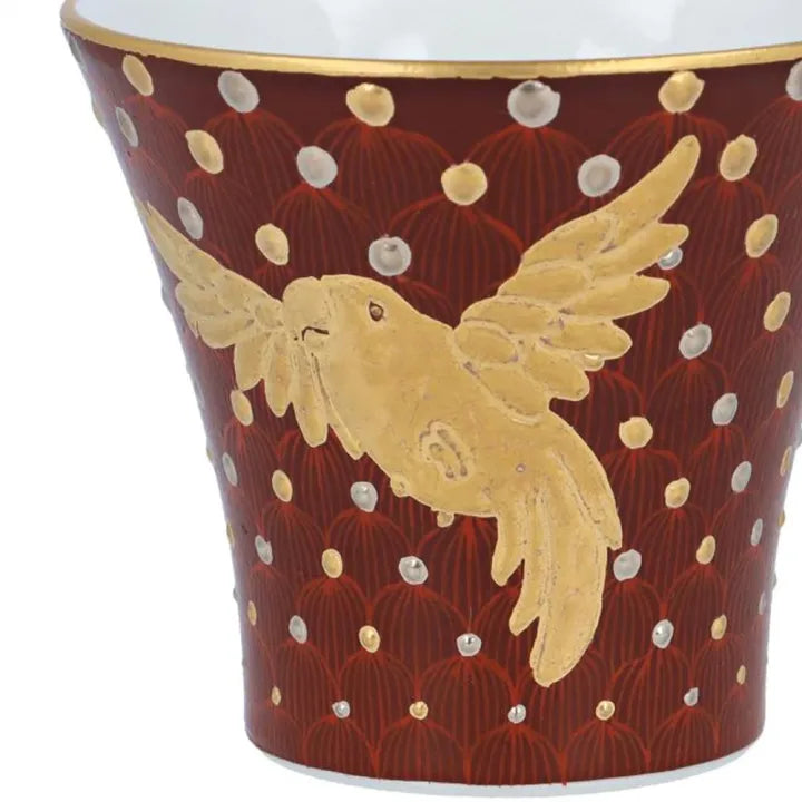 KUTANI WARE GUINOMI SAKE CUP – SHINKOSAI BY SAORI YAMAURA
