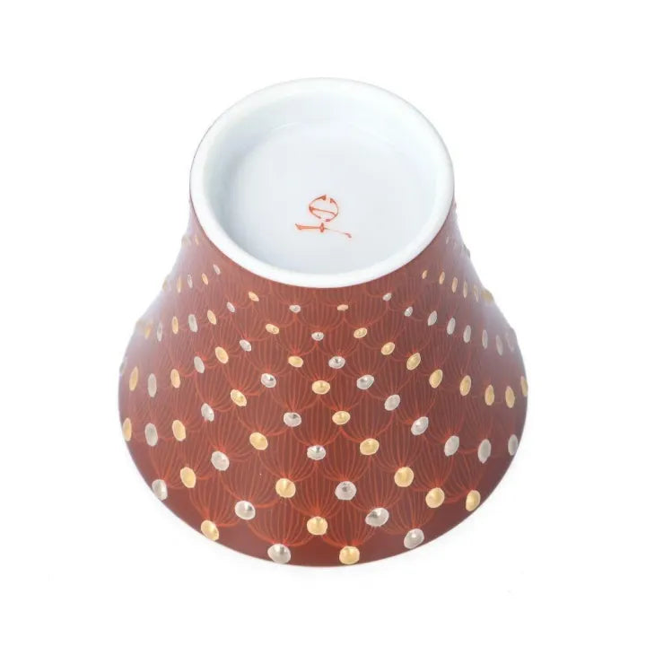 KUTANI WARE GUINOMI SAKE CUP – SHINKOSAI BY SAORI YAMAURA