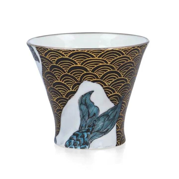 KUTANI WARE GUINOMI SAKE CUP – GENEICHO BY SAORI YAMAURA