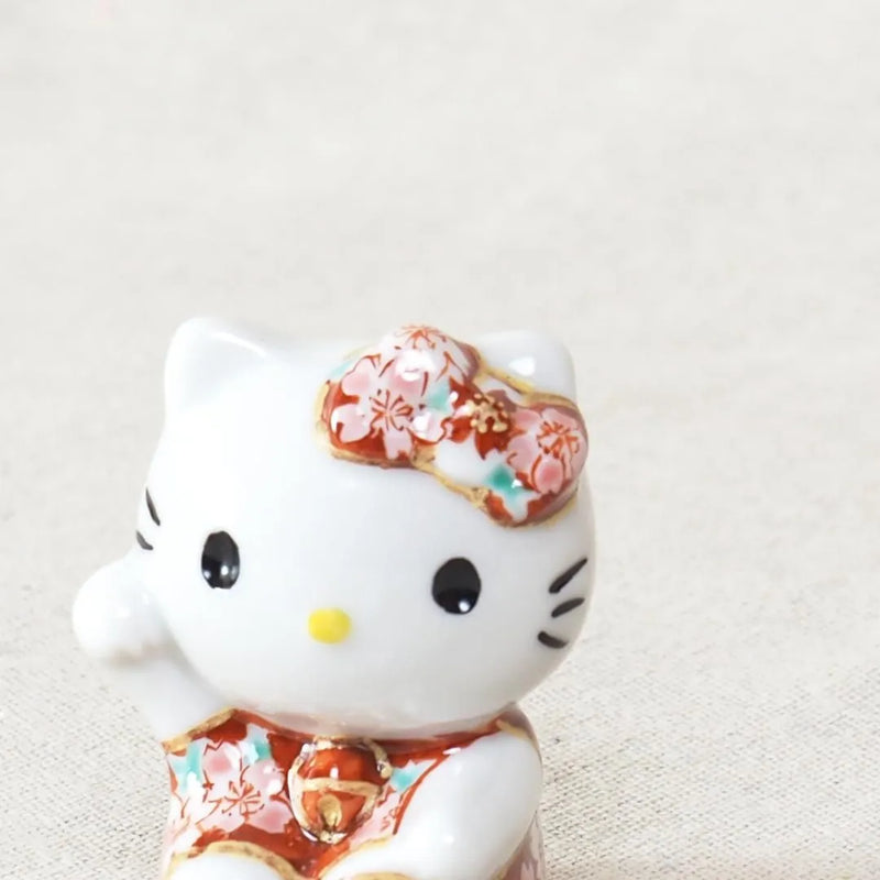 KUTANI WARE HELLO KITTY FIGURE / IKUMI SAWADA