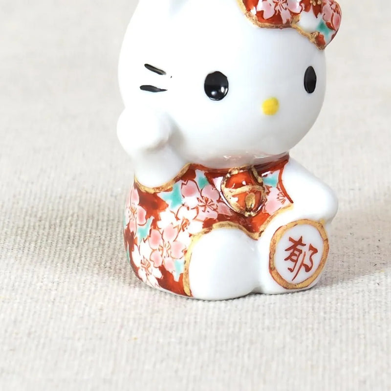 KUTANI WARE HELLO KITTY FIGURE / IKUMI SAWADA