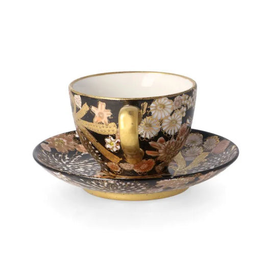 KUTANI WARE DEMITASSE CUP “KINSAI A” / YASOKICHI TOKUDA IV