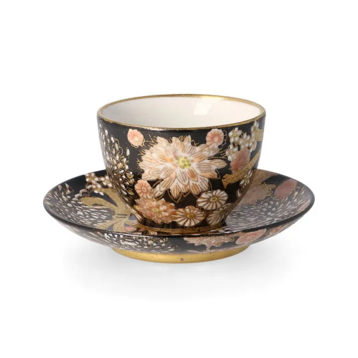 KUTANI WARE DEMITASSE CUP “KINSAI A” / YASOKICHI TOKUDA IV