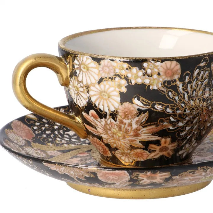 KUTANI WARE DEMITASSE CUP “KINSAI A” / YASOKICHI TOKUDA IV